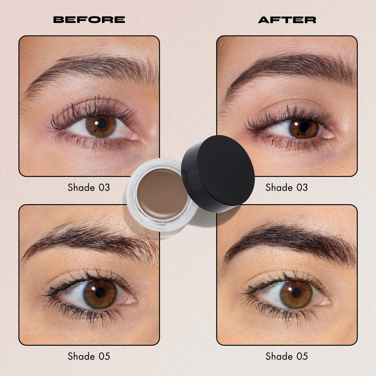 Milani Stay Put Brow Color - Dark Brown (0.09 Ounce) Vegan, Cruelty-Free Eyebrow Color that Fills and Shapes Brows‚K