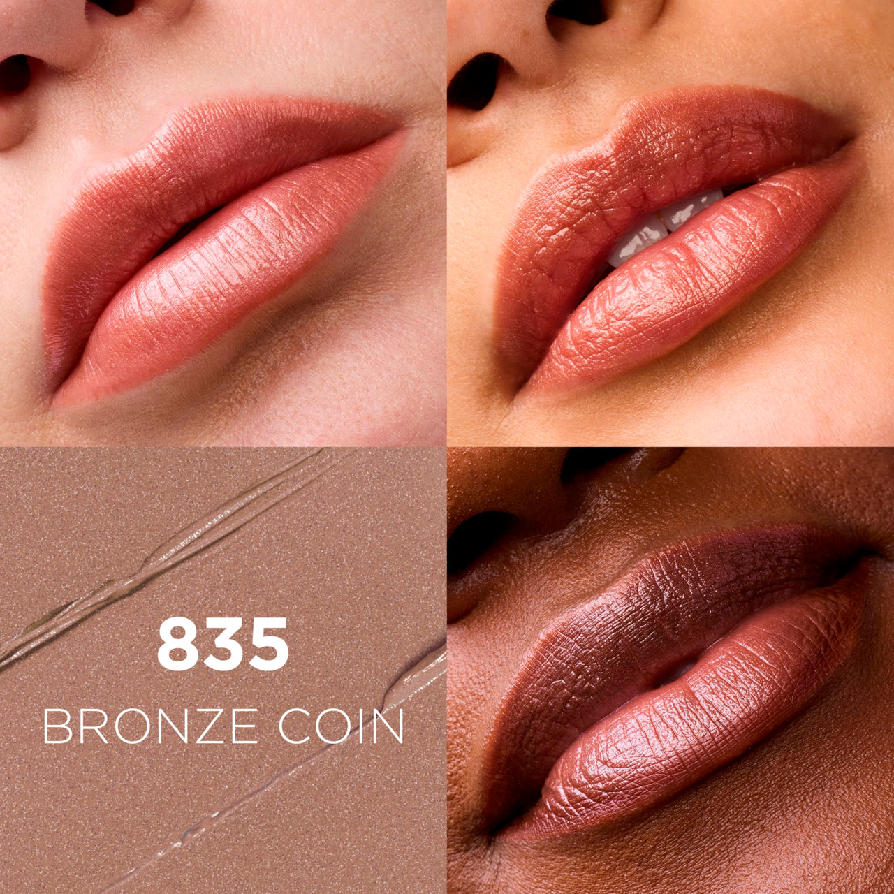 L'Oreal Paris Colour Riche Original Creamy, Hydrating Satin Lipstick with Argan Oil and Vitamin E, Bronze Coin , 1 Count