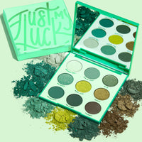 Thumbnail for ColourPop Just My Luck Green Eyeshadow Palette - Green & Neutral Eyeshadow Palette with Matte & Metallic Finishes - High-Pigment Eye Makeup with a Long-Wearing Formula (0.3 oz)