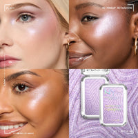 Thumbnail for NYX PROFESSIONAL MAKEUP Buttermelt Highlighter, Powder Highlighter Makeup, With Up to 12H Wear and High Impact Glow - 40 No 1 Butta (Holographic Lavender)