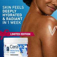 Thumbnail for CeraVe Après Ski Moisturizing Cream, Body and Face Moisturizer for Dry Skin, Hyaluronic Acid and Ceramides, Daily Moisturizer, Oil-Free, Fragrance Free, Non-Comedogenic, Limited Edition, 12 Ounce