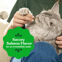 Thumbnail for Greenies Cat Treats, Feline Veterinarian-Recommended Adult Natural Dental Cat Treats, Savory Salmon Flavor, 21 oz. Tub