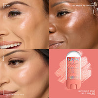 Thumbnail for NYX PROFESSIONAL MAKEUP Buttermelt Glaze Stix, Non-Greasy Highlighter Stick With Up To 8HR Make Up Wear - 09 Melt Down (Peach)