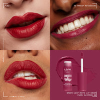 Thumbnail for NYX PROFESSIONAL MAKEUP Smooth Whip Matte Lip Cream, Long Lasting, Moisturizing, Vegan Liquid Lipstick - Fuzzy Slippers (Warm Plum)