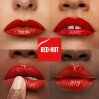 Thumbnail for Maybelline Super Stay Vinyl Ink Longwear No-Budge Liquid Lipcolor Makeup, Highly Pigmented Color and Instant Shine, Red-Hot, Fire Engine Red Lipstick, 0.14 fl oz, 1 Count