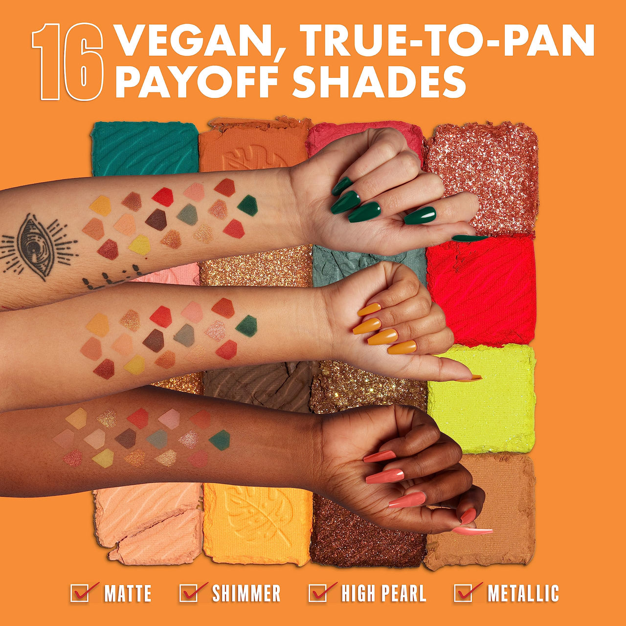 NYX PROFESSIONAL MAKEUP, Ultimate Shadow Palette, Eyeshadow Palette - Paradise Shock