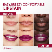 Thumbnail for Covergirl Outlast, 40 Jazzberry, Lipstain, Smooth Application, Precise Pen-Like Tip, Transfer-Proof, Satin Stained Finish, Vegan Formula, 0.06oz