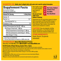 Thumbnail for Nature Made Extra Strength Burp Less Fish Oil Omega 3 Supplements 1400 mg Minis, Omega 3 Fish Oil as Ethyl Esters for Healthy Heart Brain Eyes Support, 60 Softgels, 30 Day Supply