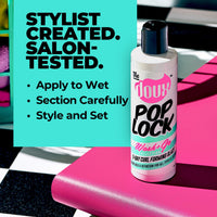 Thumbnail for The Doux POP LOCK 5-Day Curl Forming Glaze for Natural Hair – Anti-Humidity Gel with Honey & Argan Oil – Curly Hair Styling Gel for Shine, Frizz Control, and Long-Lasting Curl Definition