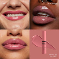 Thumbnail for NYX PROFESSIONAL MAKEUP Butter Gloss, Non-Sticky Lip Gloss - Tiramisu (Brown)