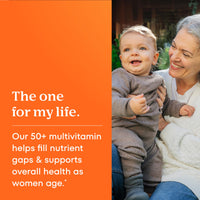 Thumbnail for One A Day Multivitamin for Women 50 and Over Tablets, Womens Multivitamin 50 plus with Vitamins D, C, E, Zinc & Biotin, Daily Vitamins for Woman 50+, 100 Ct (Packaging May Vary)