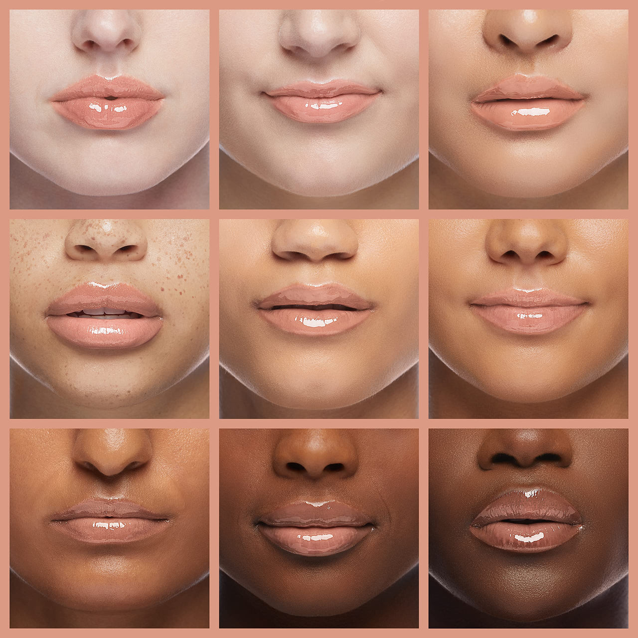 Buxom Full-On Plumping Lip Polish, Tinted Lip Plumper Gloss with Peptides & Vitamin E, High-Shine Lip Gloss that Nourishes, Vegan, BO Allison (Sheer Beige With Pink Sparkle)