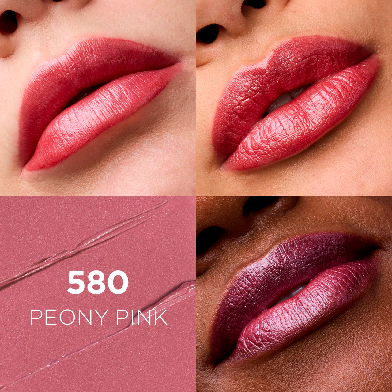 L'Oreal Paris Colour Riche Original Creamy, Hydrating Satin Lipstick with Argan Oil and Vitamin E, Peony Pink , 1 Count