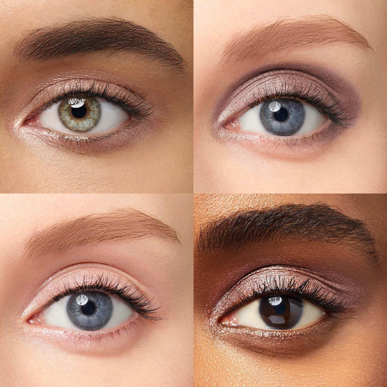 Julep Eyeshadow 101 Crème-to-Powder Waterproof Eyeshadow Stick Duo – Long-Lasting, Crease-Proof, Easy Apply with Built-in Smudger - Blush Pink Shimmer & Mink Mauve Shimmer