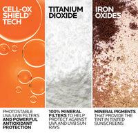 Thumbnail for La Roche-Posay Anthelios Tinted Sunscreen SPF 40, Broad Spectrum SPF + Antioxidants, Titanium Dioxide & Zinc Oxide Sunscreen, 4 Flexible Shades With No White Cast, Oil Free & Oxybenzone Free