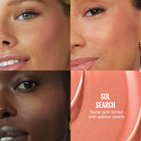 Thumbnail for Maybelline Sunkisser Multi-Use Liquid Blush and Bronzer, Blendable, Longwear, Glowy Make Up, Sol Search, 1 Count