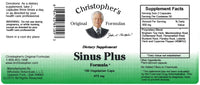 Thumbnail for Christopher's Original Formulas Sinus Plus, Sinus Support Capsules, Whole Herb Synergistic Blend, 100 Count