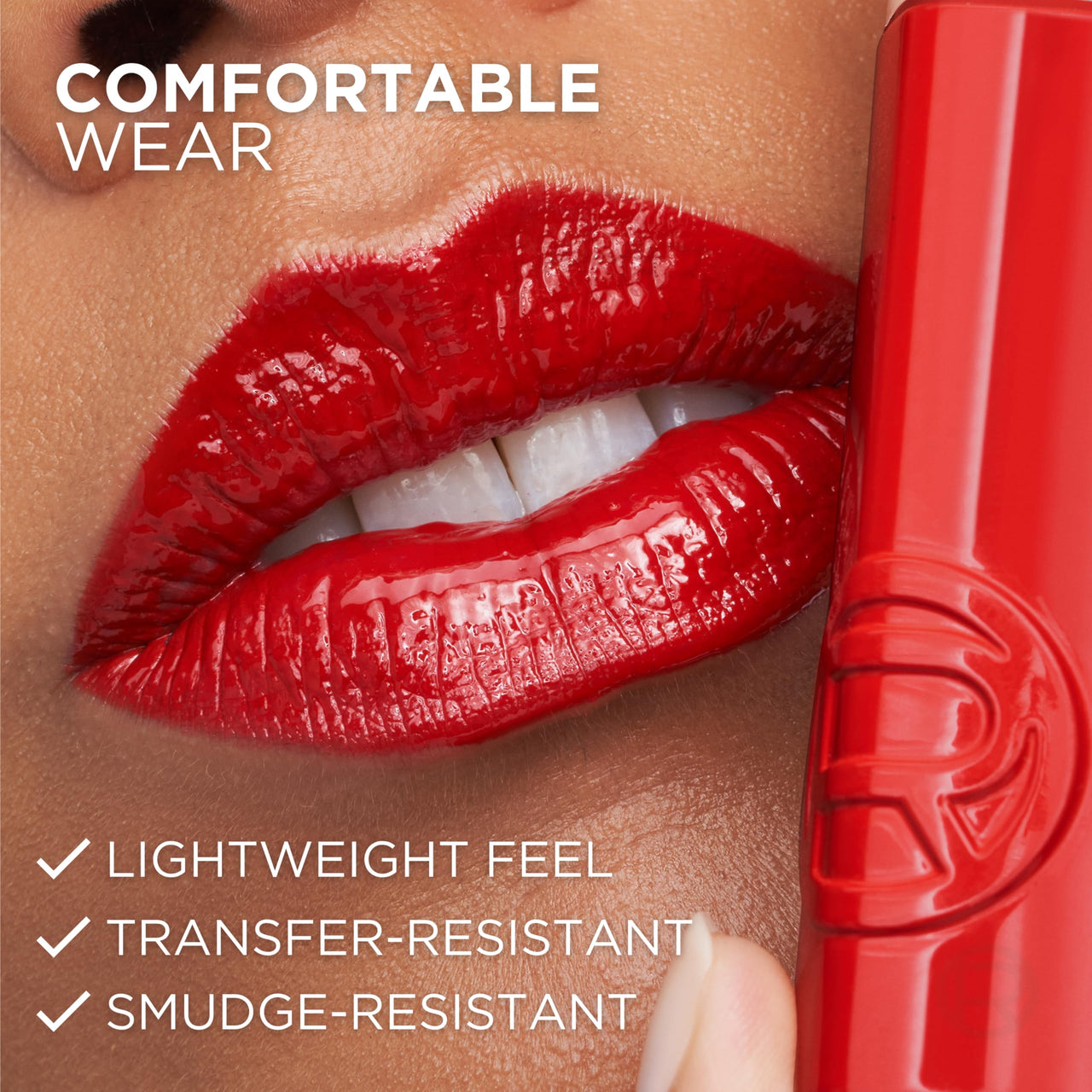 L'Oreal Paris Infallible Lacque Resistance Liquid Lipstick, 16HR Long Lasting Lip Makeup with Lacquer-Like Shine and Zero Transfer, 215, Drunk In Rose