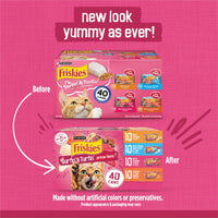 Thumbnail for Purina Friskies Gravy Wet Cat Food Variety Pack, Surfin’ and Turfin’ Prime Filets Favorites - (Pack of 40) 5.5 oz. Cans