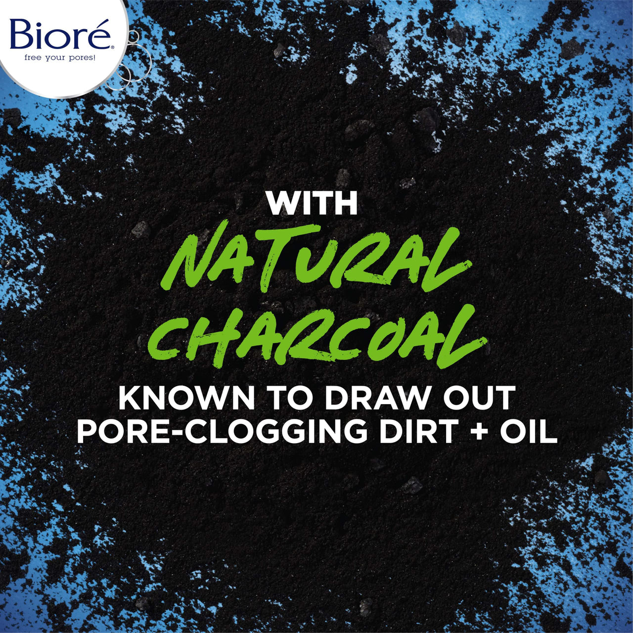 Bioré Men's Skincare Charcoal Face Wash, Deep Cleans Pores & Refreshes Skin, 6.77 Fl. Ounces