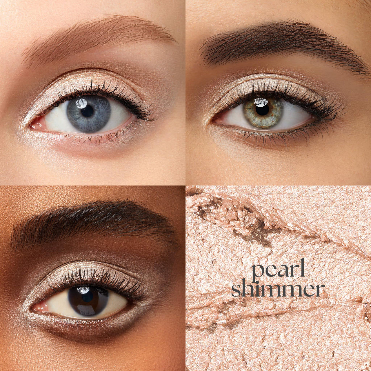 Julep Eyeshadow 101 Cream-to-Powder Waterproof Shadow Stick – Pearl Shimmer – Long-Lasting, Crease-Proof, Light Golden-Beige Shimmer Cream Eyeshadow with Built-in Smudger
