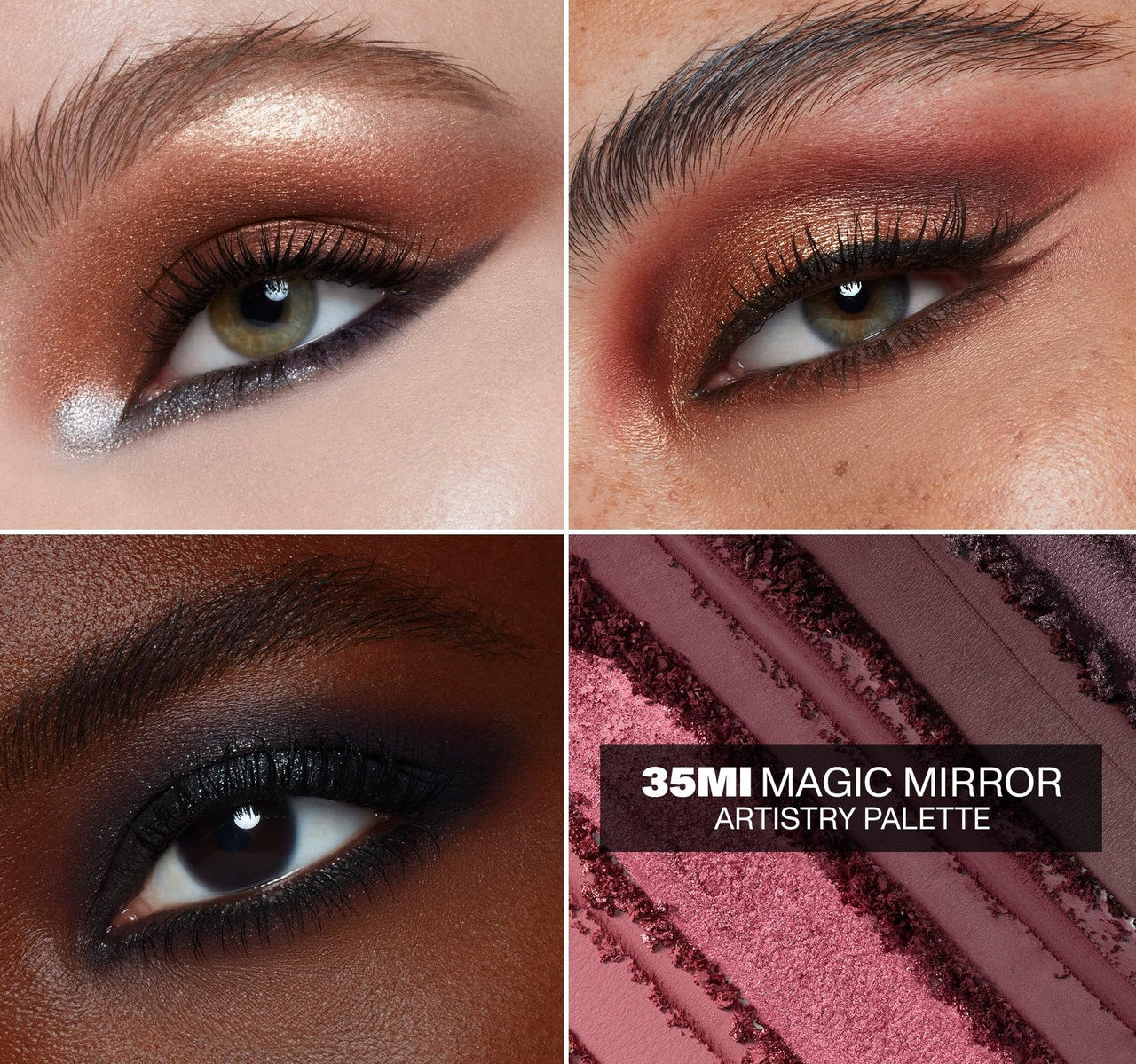 Morphe 35MI Magic Mirror Artistry Palette - Makeup Palette with Matte & Shimmer Shades - Made to Build, Blend & Layer Flawlessly for Everyday, Versatile Makeup Looks (1.98 oz)