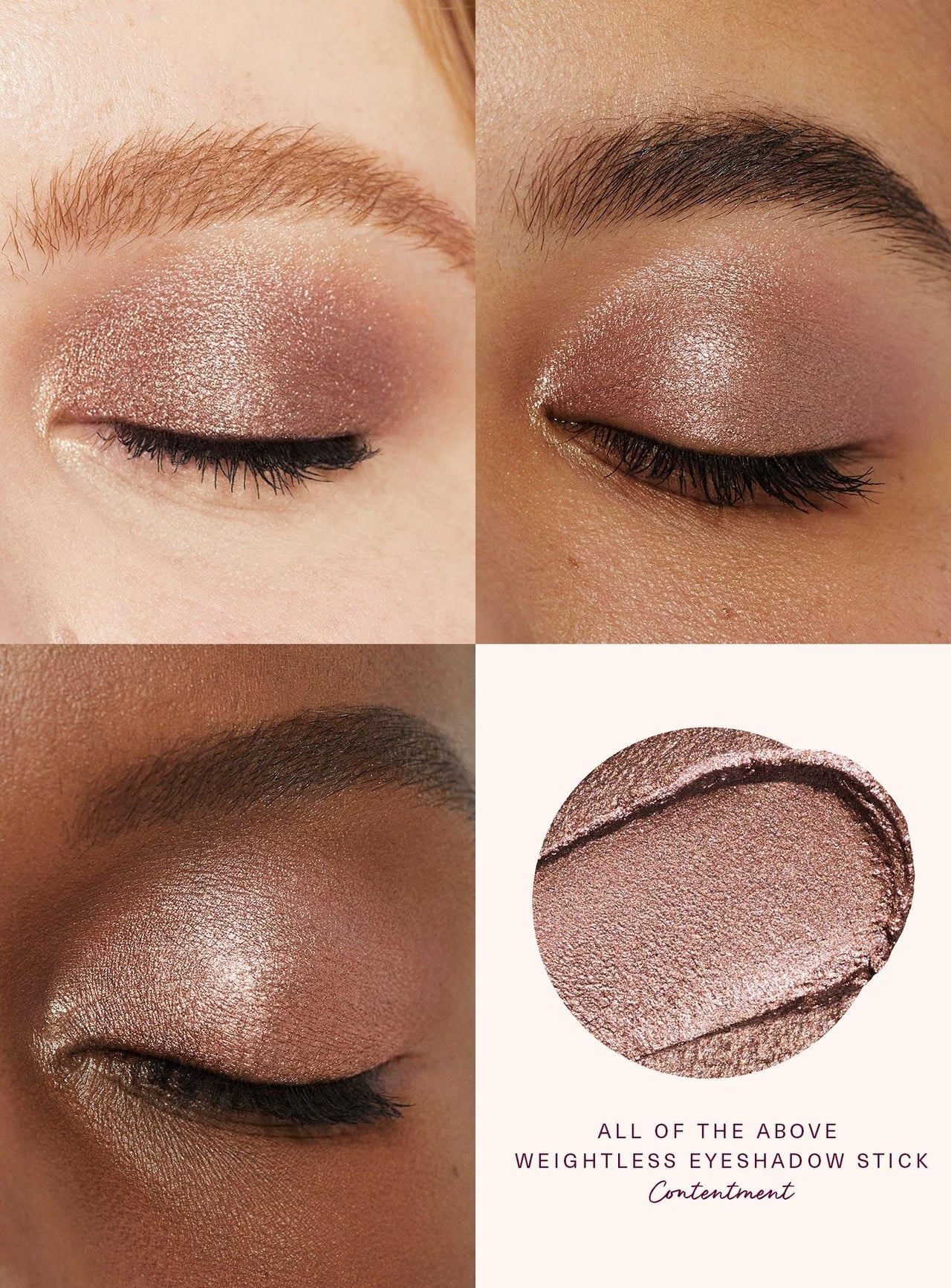 Rare Beauty by Selena Gomez All of the Above Weightless Eyeshadow Stick Contentment
