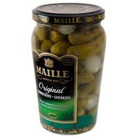 Thumbnail for Maille Pickles Cornichons Original Pack of 12 The perfect cornichon for garnishing a gourmet sandwich or snacking Product of France 13.5 oz