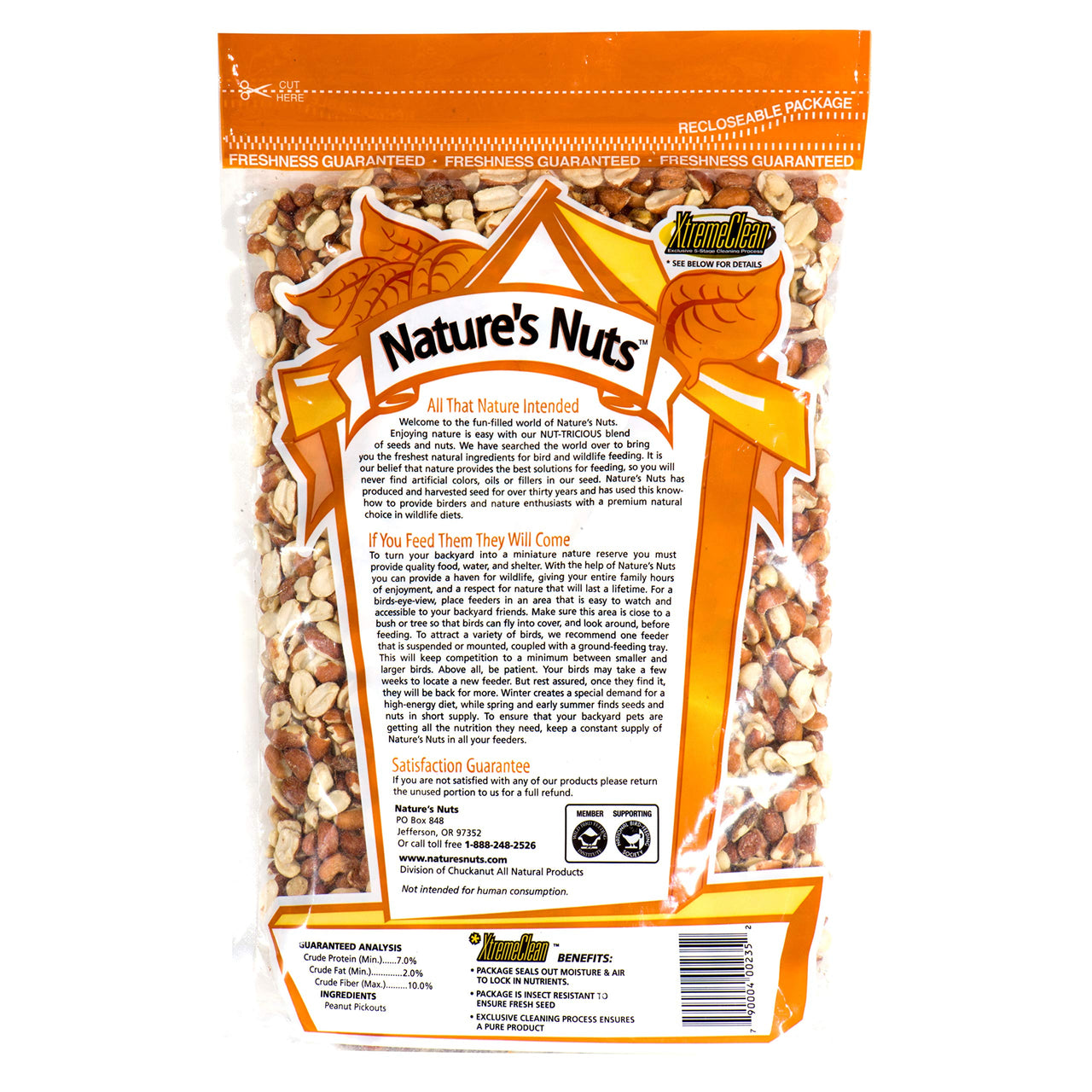 Nature's Nuts Premium Shelled Peanuts - 5 lb.