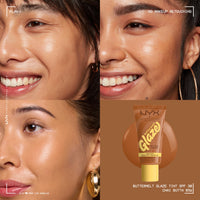 Thumbnail for NYX PROFESSIONAL MAKEUP Buttermelt Glaze Soft Glow Skin Tint + SPF 30, Up To 12HR Wear, 05 Chai Butta