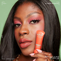 Thumbnail for NYX PROFESSIONAL MAKEUP Smushy Matte Lip Balm, Tinted Lip Moisturizer with Soft, Matte Finish - Soft Sorbet (Orange)