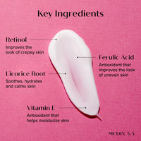 Thumbnail for Medix 5.5 Retinol Body Lotion Firming Moisturizer | Crepey Skincare Treatment | Retinol Body Cream | Anti Aging Firming Cream For Women Targets Look Of Crepe Skin, Wrinkles, & Sagging Skin, 15 Fl Oz