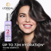 Thumbnail for L'Oreal Paris Elvive Hyaluron Plump Moisture Plump Hair Serum for Dehydrated, Dry Hair with Hyaluronic Acid Care Complex, Paraben-Free, 4.4 Fl Oz