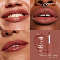 Thumbnail for NYX PROFESSIONAL MAKEUP Smooth Whip Matte Lip Cream, Long Lasting, Moisturizing, Vegan Liquid Lipstick - Teddy Fluff (Midtone Pinky Brown)