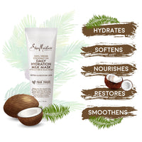 Thumbnail for 100% Virgin Coconut Oil Daily Hydration Milk Mask by Shea Moisture for Unisex - 4 oz Mask