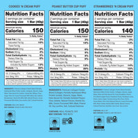 Thumbnail for Built Bar, Puff Protein Bars, Variety Pack, Collagen, On-the-go Snacks, Breakfast Bar, Mixed Sampler, 12 Pack