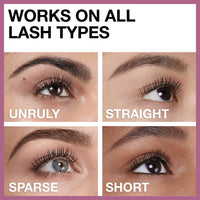 Thumbnail for Maybelline Lash Sensational Washable Mascara, Lengthening and Volumizing for a Full Fan Effect, Brownish Black, 1 Count