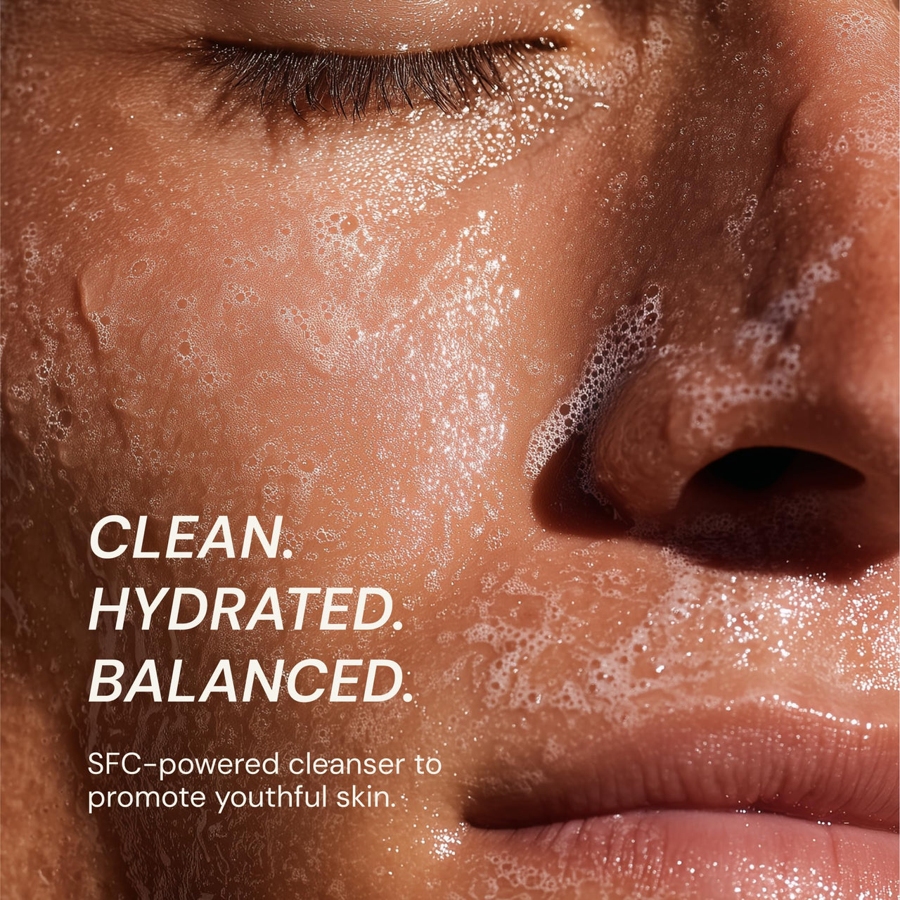 Blueprint Bryan Johnson Gentle Facial Cleanser with SFC & Hyaluronic Acid – Age-Defying Gel Cleanser for Firm, Balanced & Hydrated Skin – Vegan • Fragrance-Free