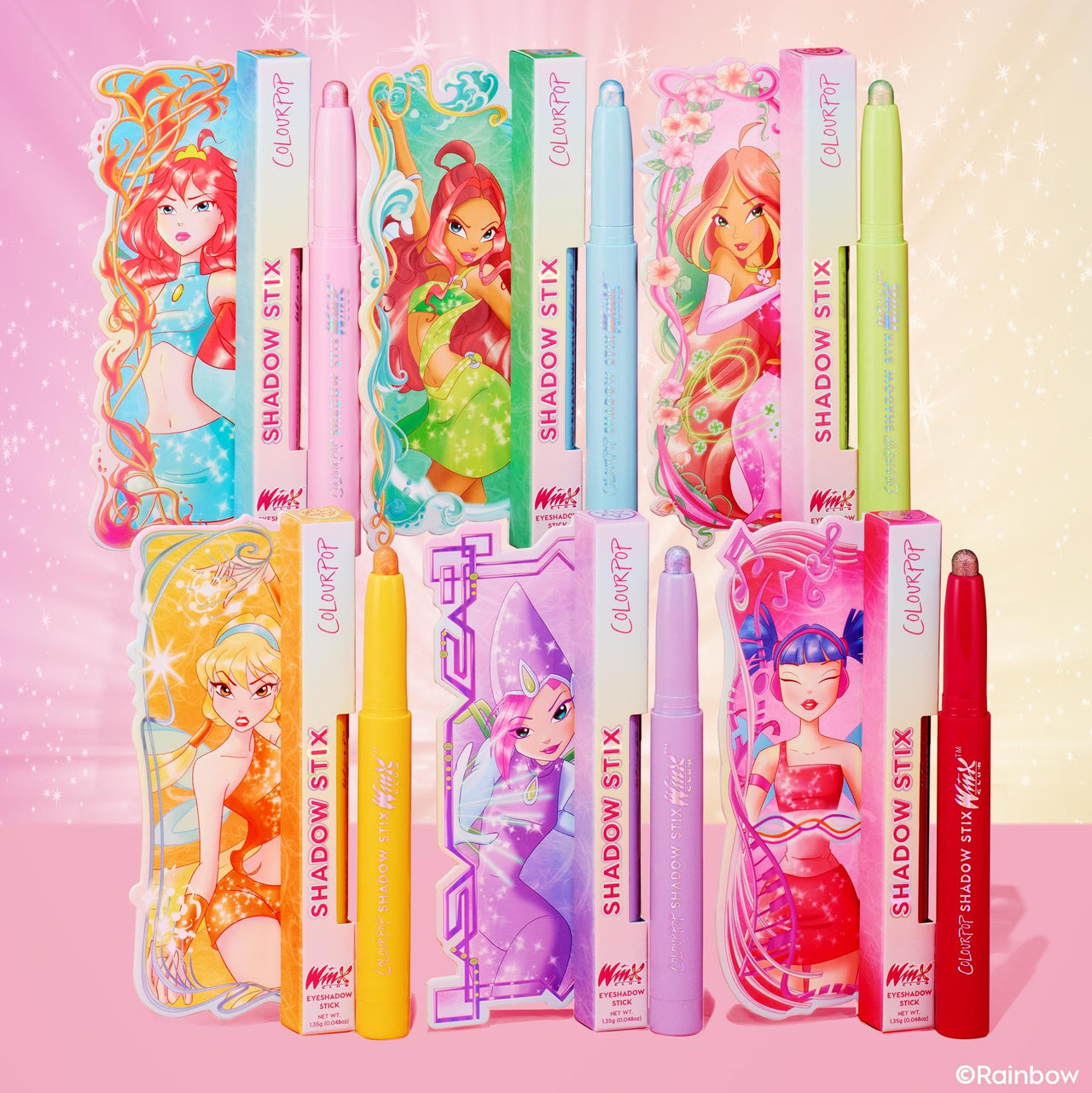 Colourpop Winx Club Shadow Stix - Multichrome Cream Eyeshadow with Long-Lasting Color - Multi-Use Cream Makeup with a Built-In Sharpener & Precise Tip for Easy Application - Morphix Shield (0.05 oz)