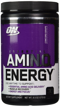 Thumbnail for Optimum Nutrition Essential Amino Energy Concord Grape - 30 Servings, 9.5 oz