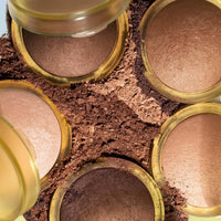 Thumbnail for Kosas Sun Show Glowy Warmth Baked Bronzer - Contouring Powder for Cheekbones, Nose & Jawline - Enriched with Concentrated Fatty Acids - Talc-Free, Vegan & Hypoallergenic - Waves