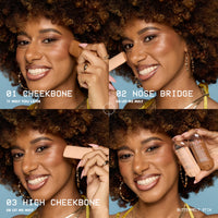 Thumbnail for NYX PROFESSIONAL MAKEUP Buttermelt Glaze Stix, Non-Greasy Highlighter Stick With Up To 8HR Make Up Wear - 03 That's So Melt (White)