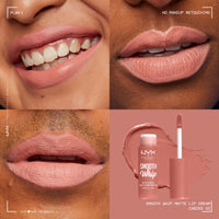 Thumbnail for NYX PROFESSIONAL MAKEUP Smooth Whip Matte Lip Cream, Long Lasting, Moisturizing, Vegan Liquid Lipstick - Cheeks (Soft Pinky Nude)