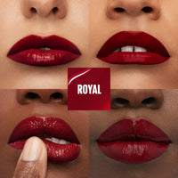 Thumbnail for Maybelline Super Stay Vinyl Ink Longwear No-Budge Liquid Lipcolor Makeup, Highly Pigmented Color and Instant Shine, Royal, Deep Wine Red Lipstick, 0.14 fl oz, 1 Count