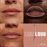 Thumbnail for NYX PROFESSIONAL MAKEUP Line Loud Lip Liner, Longwear and Pigmented Lip Pencil with Jojoba Oil & Vitamin E - Goal Crusher (Midtone Beige)