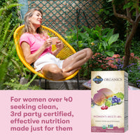Thumbnail for Garden of Life Multivitamin for Women 40 Plus, Organics Womens Vitamins, Hormone & Breast Health Support Blend, Vegan, 120 Tablets