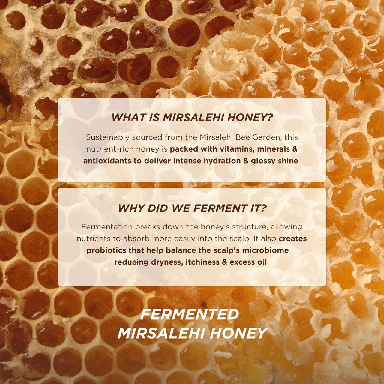 Gisou Honey Infused Hair Repair Serum – Strengthens & Seals Split Ends with Mirsalehi Honey & Plant-Based Keratin, Heat & UV Protection, 1 Fl Oz