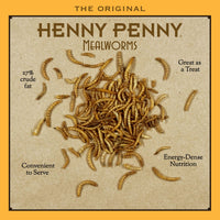 Thumbnail for Volkman Henny Penny Mealworms, Mealworms for Chickens, Natural Protein, Freeze-Dried Meal Worms, 1.25lb Bags
