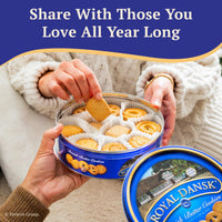 Thumbnail for Royal Dansk Danish Butter Cookies, Premium Assorted Cookies in Gift Tin, Great for Sharing and Gifting, 12 oz