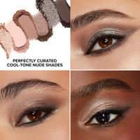 Thumbnail for Too Faced Born This Way Natural Nudes Mini Eye Shadow Palette | High Pigment + Shimmer, 0.2 oz. Cold Smolder Nudes